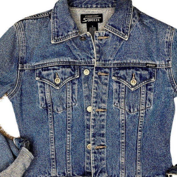 VINTAGE Stephen Hardy Squeeze Jean Jacket - Picture 2 of 5